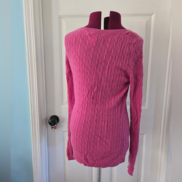 Tweeds Cashmere Pink Knit Medium Cozy Sweater - Picture 2 of 7
